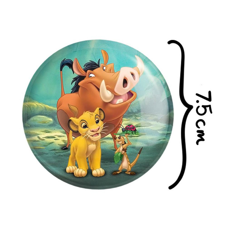 آینه جیبی خندالو مدل شیرشاه Lion King کد 10701
