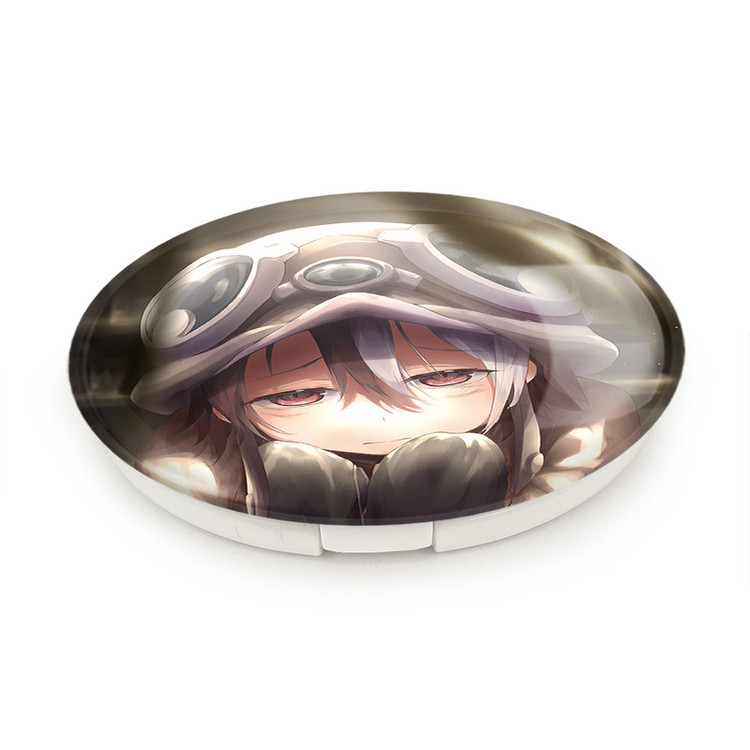 آینه جیبی خندالو طرح اوزن انیمه ساخته شده در پرتگاه Made in Abyss مدل تاشو کد 22110