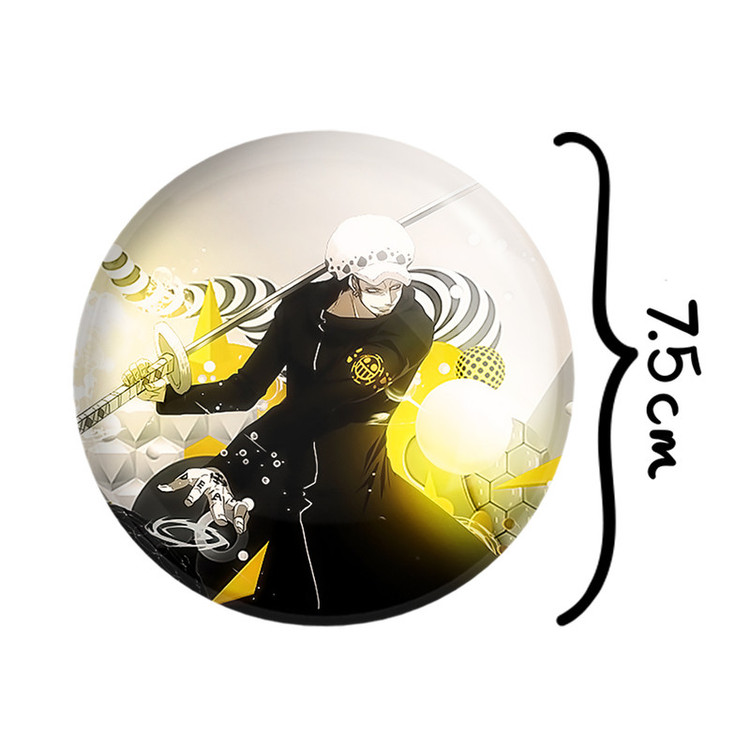 آینه جیبی خندالو طرح ترافلگر انیمه وان پیس One Piece مدل تاشو کد 17273