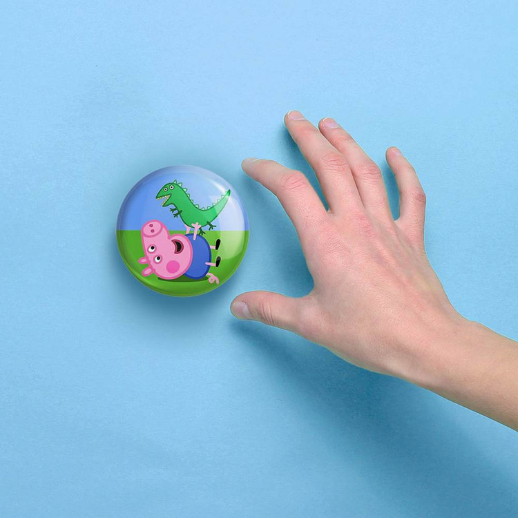 آینه جیبی خندالو مدل جورج انیمه پپاپیک Peppa pig کد 22072
