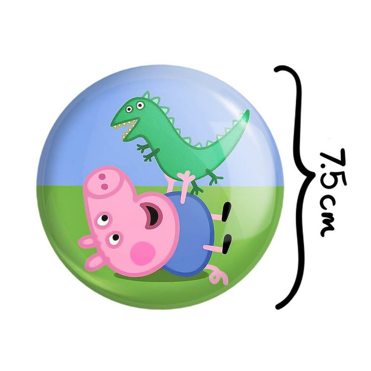 آینه جیبی خندالو مدل جورج انیمه پپاپیک Peppa pig کد 22072
