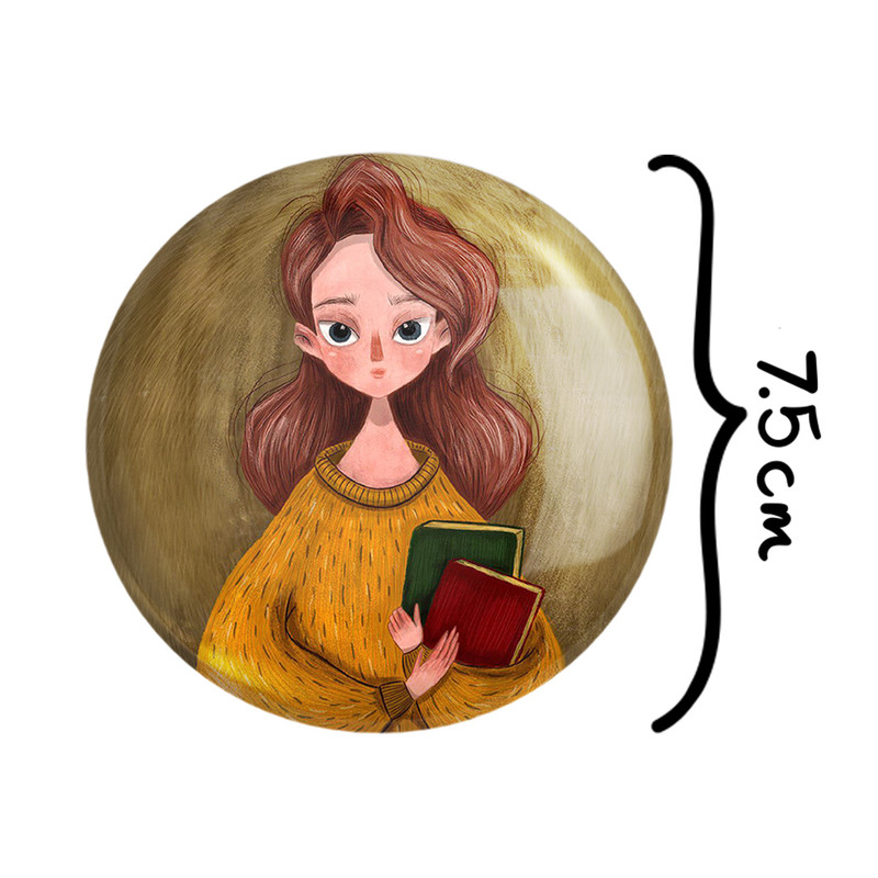 آینه جیبی خندالو مدل دخترونه کد 1640