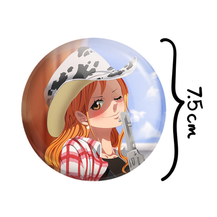 آینه جیبی خندالو مدل نامی انیمه وان پیس One Piece کد 17280