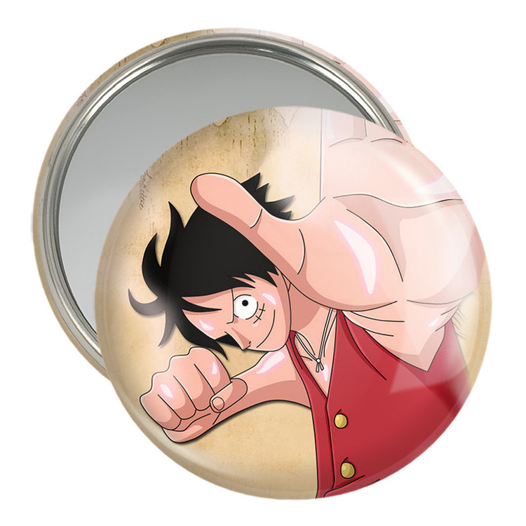آینه جیبی خندالو مدل لوفی انیمه وان پیس One Piece کد 17278