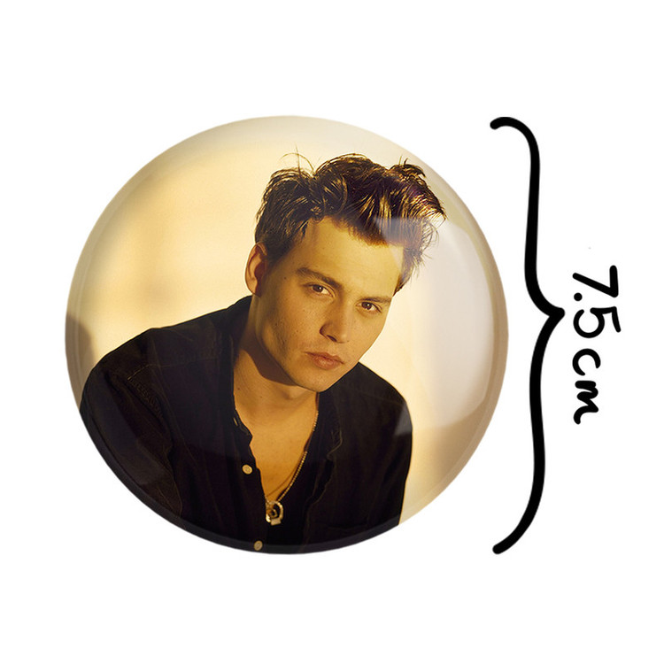 آینه جیبی خندالو مدل جانی دپ Johnny Depp کد 3293