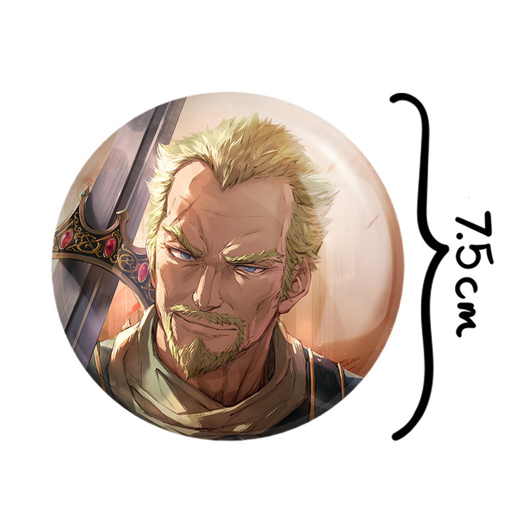 آینه جیبی خندالو مدل اسکلاد انیمه حماسه وینلند Vinland Saga کد 27483