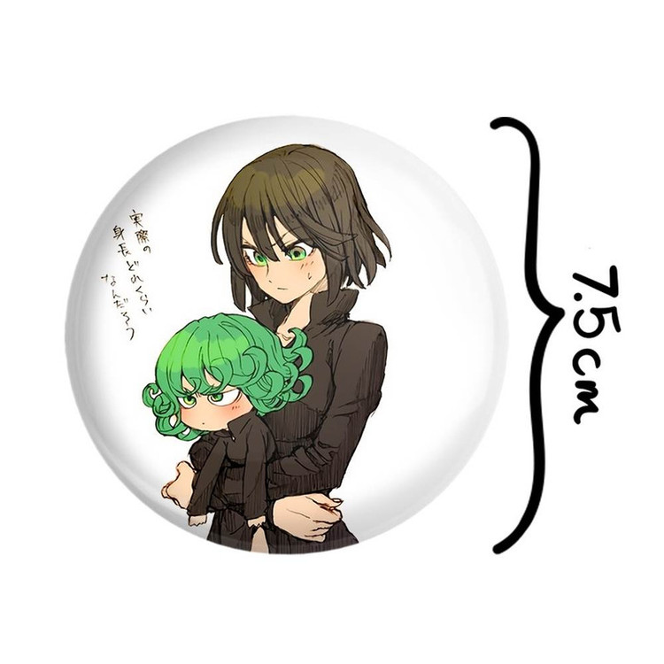 آینه جیبی خندالو مدل فوبوکی و تاتسوماکی انیمه مرد تک مشتی One Punch Man کد 11372