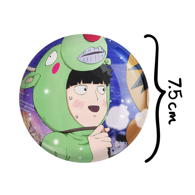 آینه جیبی خندالو طرح ریتسو انیمه موب سایکو Mob Psycho 100 مدل تاشو کد 24497