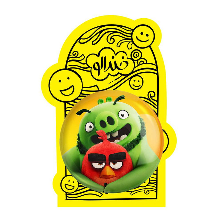 آینه جیبی خندالو مدل پرندگان خشمگین Angry Birds کد 13867