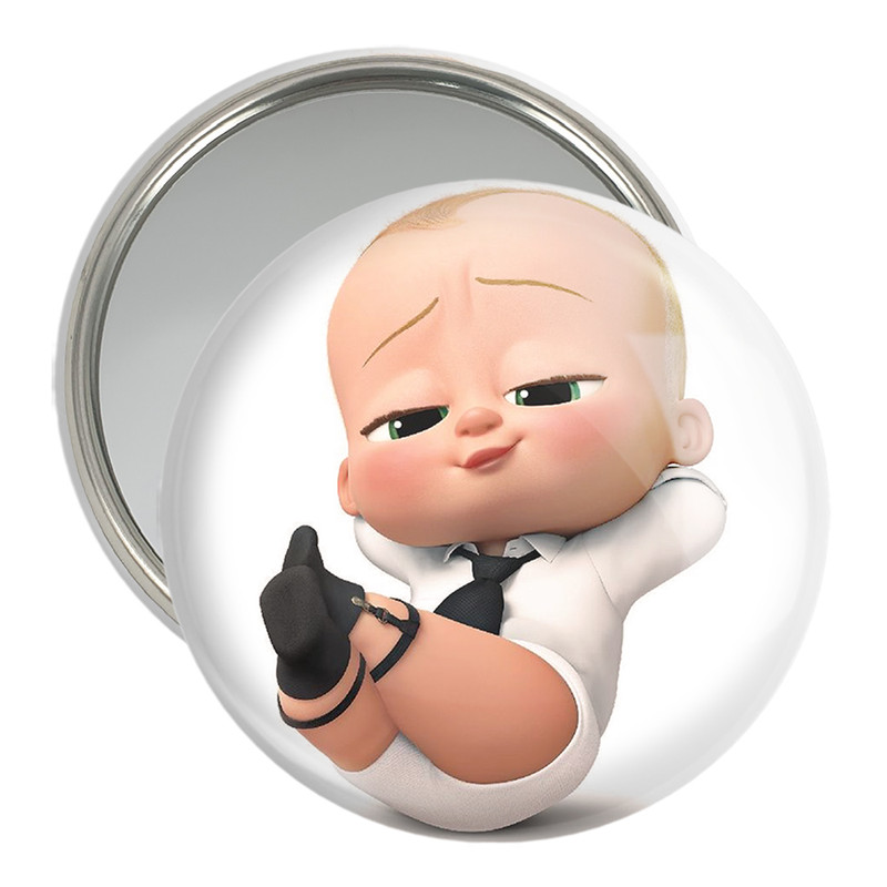 آینه جیبی خندالو مدل انیمیشن بچه رئیس The Boss Baby  کد 1361