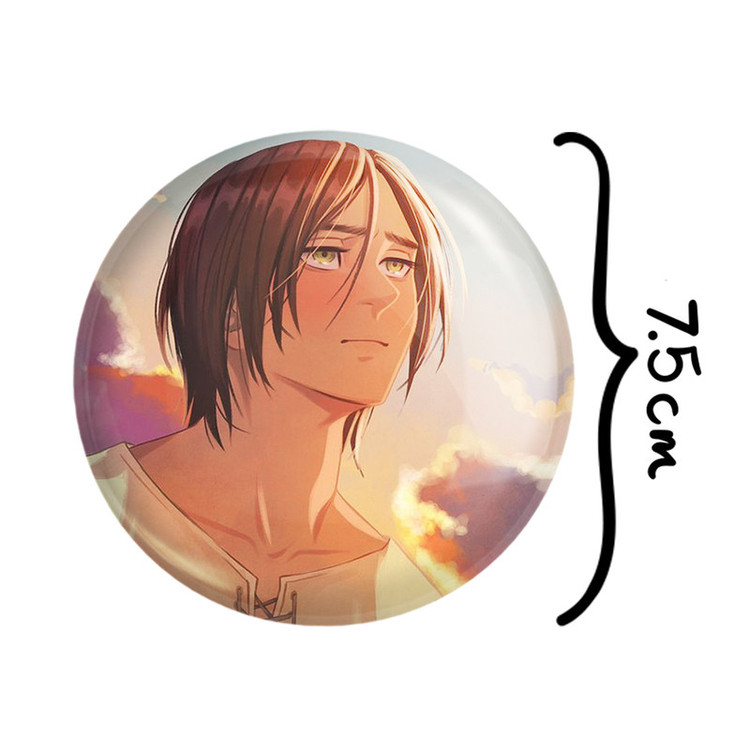 آینه جیبی خندالو مدل ارن یگر انیمه اتک آن تایتان Attack on Titan کد 18540