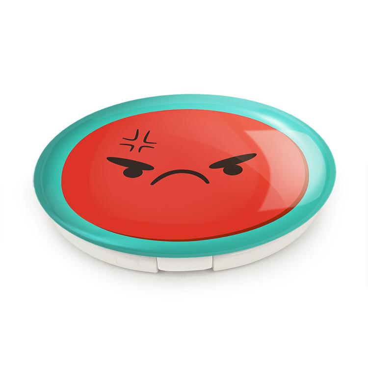 آینه جیبی خندالو طرح ایموجی Emoji مدل تاشو کد 5378