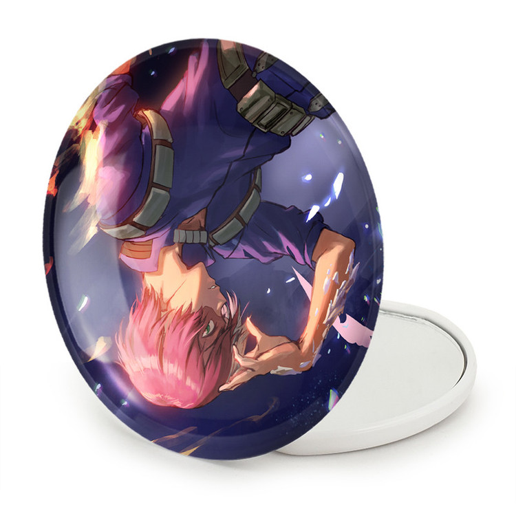 آینه جیبی خندالو طرح شوتو تودوروکی انیمه آکادمی قهرمان من My Hero Academia مدل تاشو کد 23495