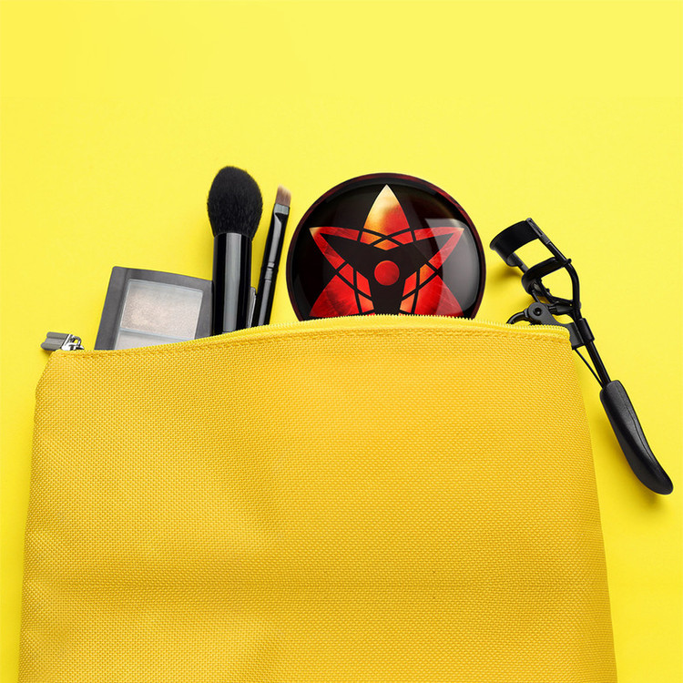 آینه جیبی خندالو طرح انیمه ناروتو شارینگان مدل تاشو کد 10576