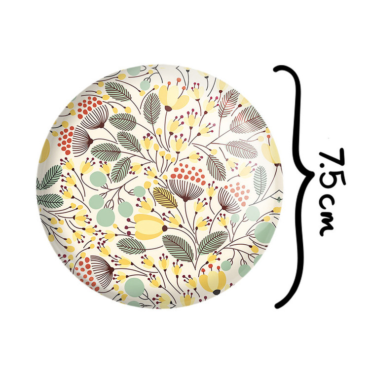آینه جیبی خندالو طرح گل گلی مدل تاشو کد 2224