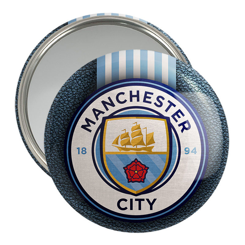 آینه جیبی خندالو مدل باشگاه منچستر سیتی Manchester City  کد 2007