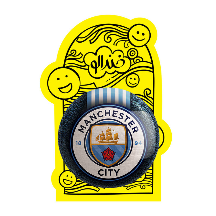 آینه جیبی خندالو مدل باشگاه منچستر سیتی Manchester City کد 2007