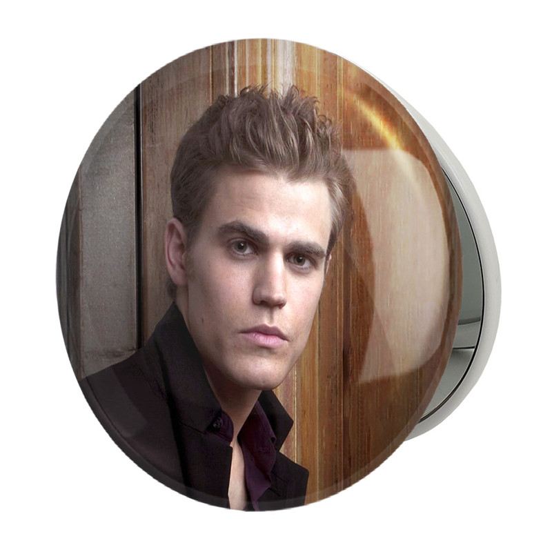 آینه جیبی خندالو طرح استفان سالواتوره خاطرات یک خون آشام The Vampire Diaries مدل تاشو کد 23700