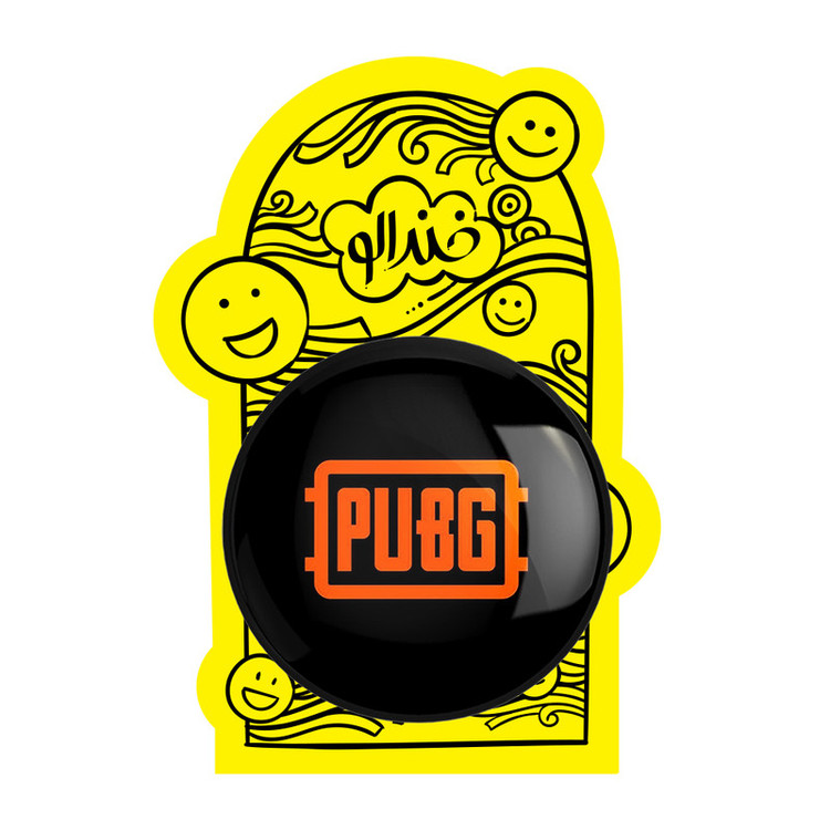 آینه جیبی خندالو طرح بازی پابجی PUBG مدل تاشو کد 3774