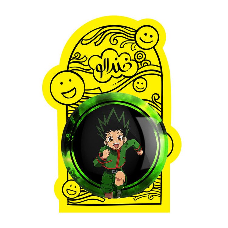 آینه جیبی خندالو طرح گون انیمه هانتر ایکس هانتر Hunter × Hunter مدل تاشو کد 10736