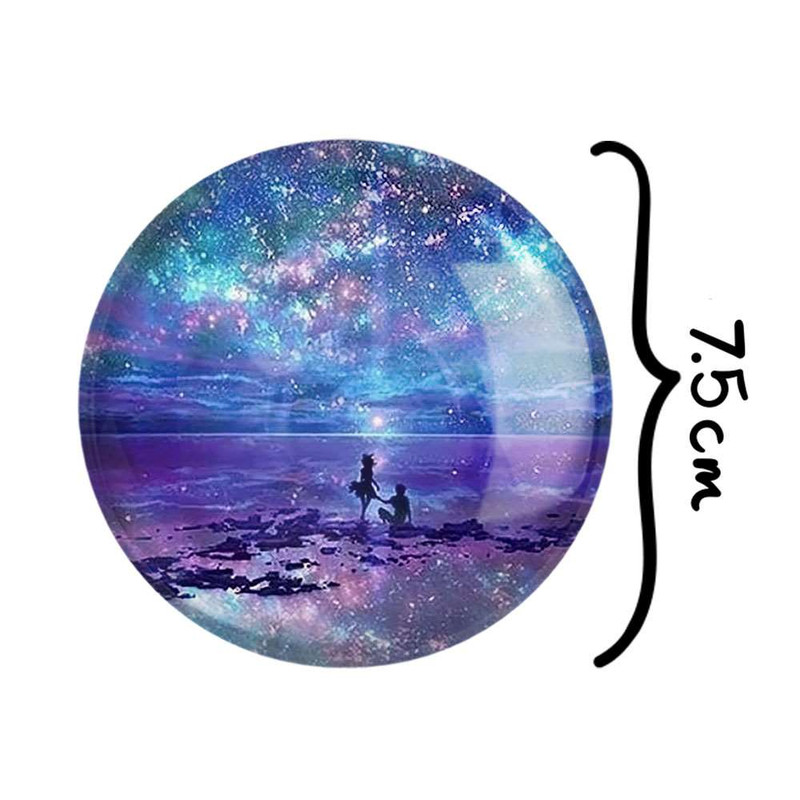 آینه جیبی خندالو مدل کهکشان کد 6016