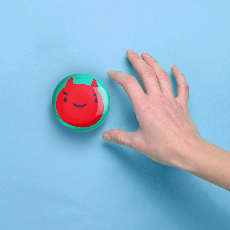 آینه جیبی خندالو مدل ایموجی Emoji کد 3012