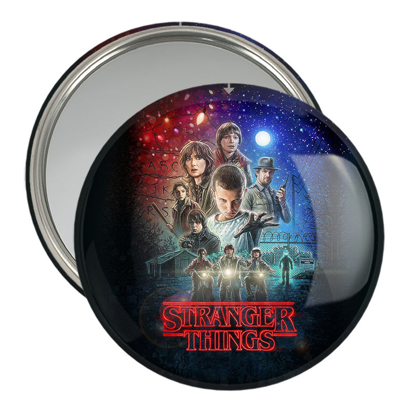 آینه جیبی خندالو مدل استرینجر تینگز  Stranger Things  کد 10845