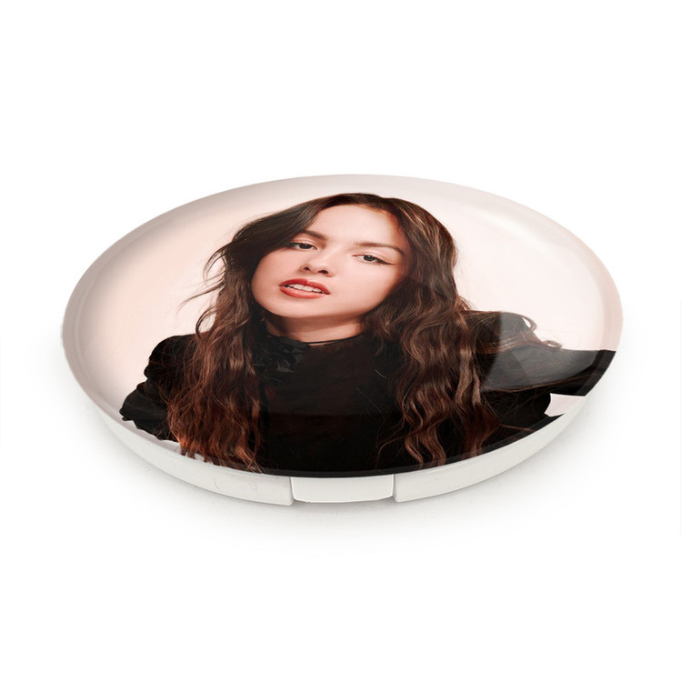 آینه جیبی خندالو طرح اولیویا رودریگو Olivia Rodrigo مدل تاشو کد 19272