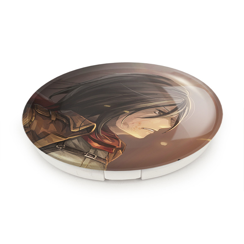 آینه جیبی خندالو طرح میکاسا اکرمن انیمه اتک آن تایتان Attack on Titan مدل تاشو کد 18516
