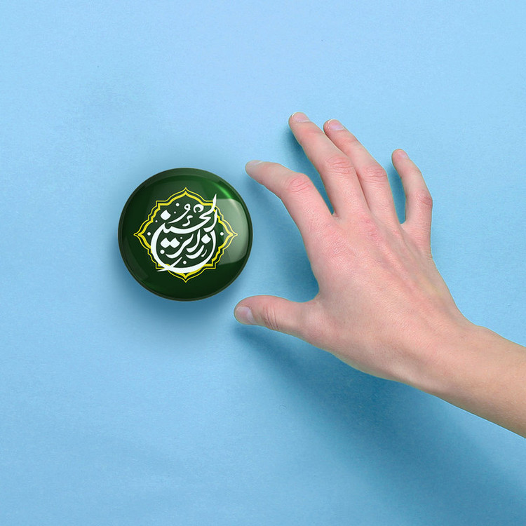 آینه جیبی خندالو مدل اربعین زائر الحسین کد 7507