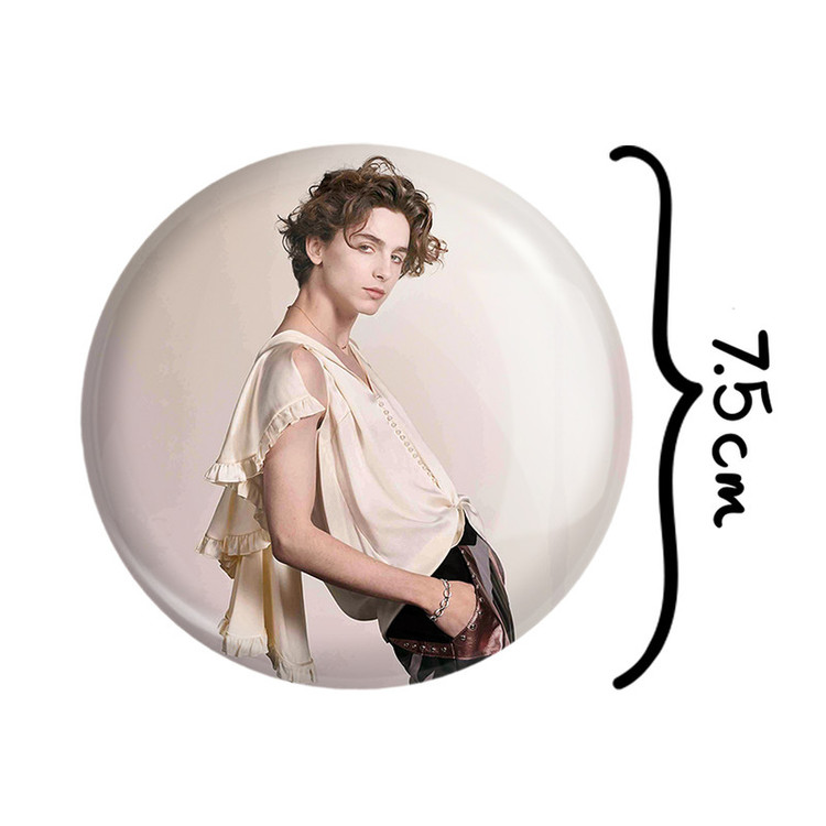 آینه جیبی خندالو مدل تیموتی شالامی Timothée Chalamet کد 19281