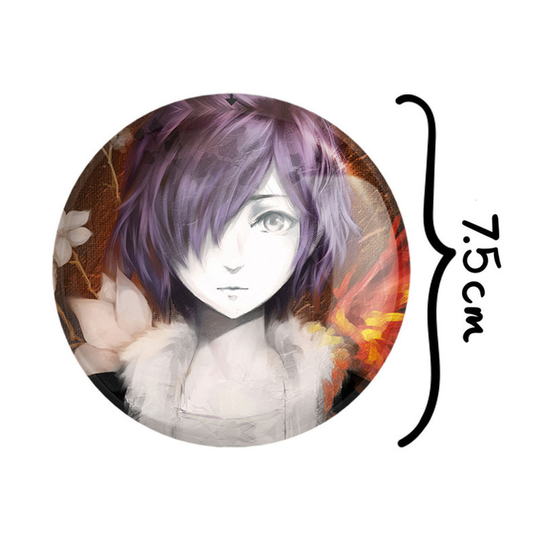 آینه جیبی خندالو مدل توکا کریشیما انیمه Tokyo Ghoul کد 11893