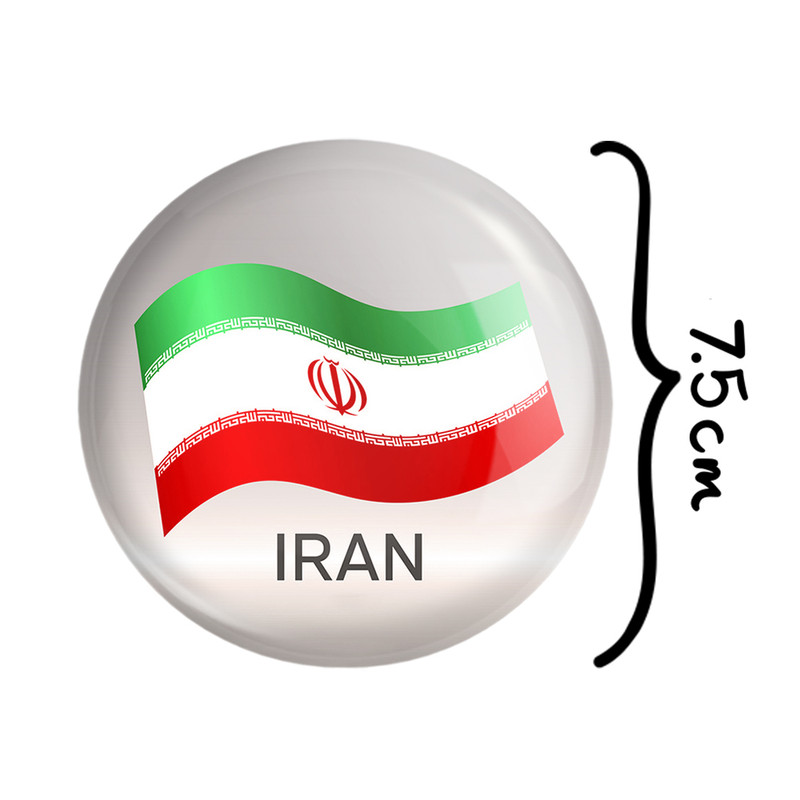 آینه جیبی خندالو طرح پرچم ایران مدل تاشو کد 23947
