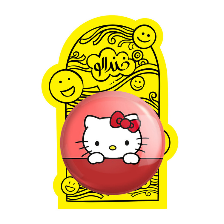 آینه جیبی خندالو طرح هلو کیتی Hello Kitty مدل تاشو کد 2473