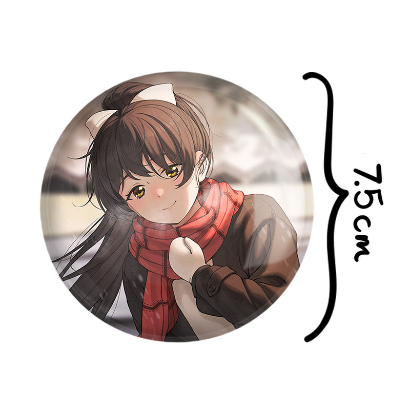 آینه جیبی خندالو مدل رن انیمه مادوکا مجیکا Madoka Magica کد 18419