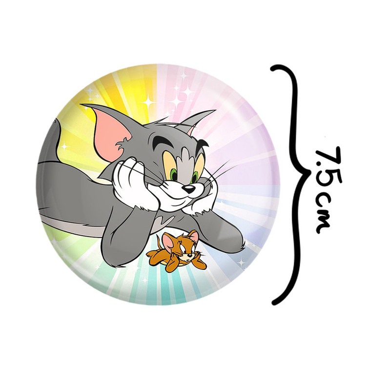 آینه جیبی خندالو طرح تام و جری Tom And Jerry مدل تاشو کد 10729