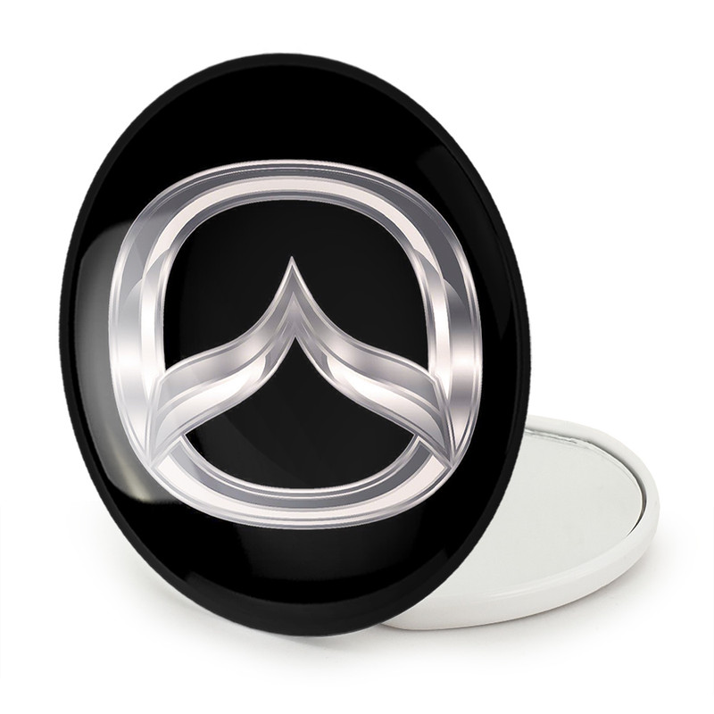 آینه جیبی خندالو طرح مزدا mazda مدل تاشو کد 23521