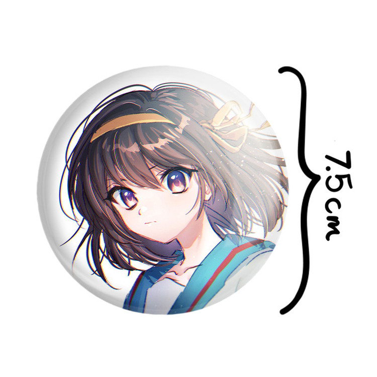 آینه جیبی خندالو طرح هاروهی انیمه ناپدید شدن هارومی سوزومیا The Disappearance of Haruhi Suzumiya مدل تاشو کد 23112