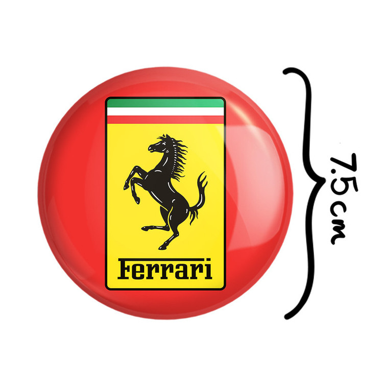 آینه جیبی خندالو طرح فراری Ferrari مدل تاشو کد 23408