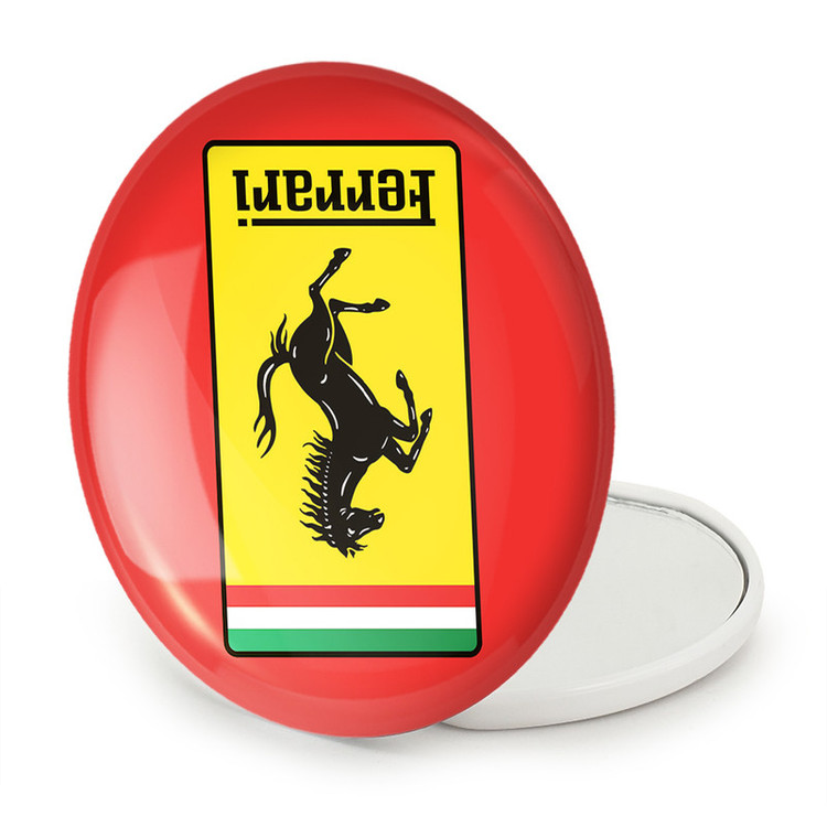 آینه جیبی خندالو طرح فراری Ferrari مدل تاشو کد 23408
