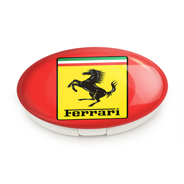 آینه جیبی خندالو طرح فراری Ferrari مدل تاشو کد 23408