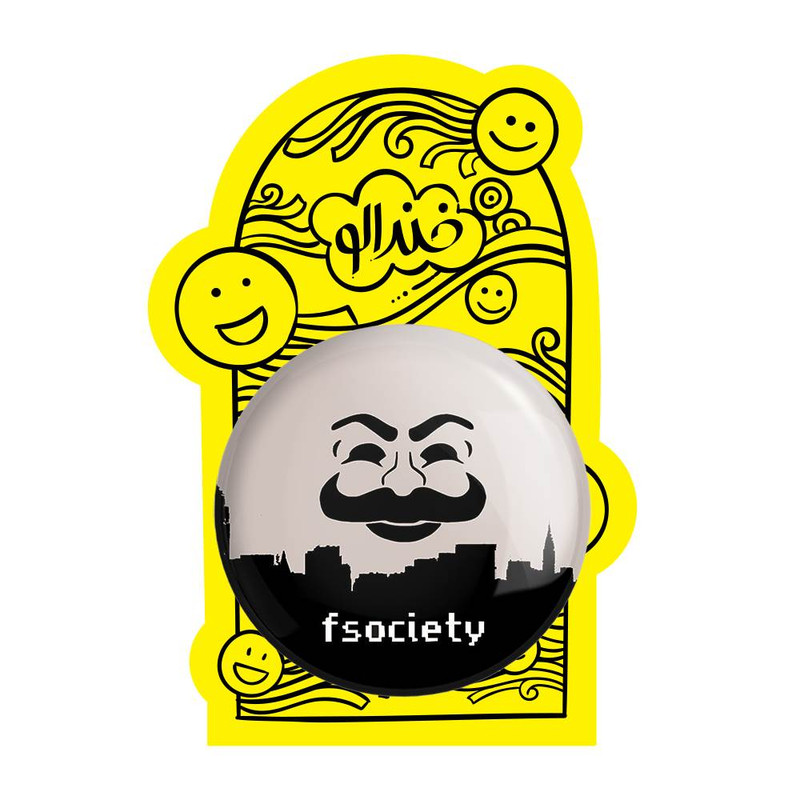 آینه جیبی خندالو مدل سریال آقای ربات Mr.Robot کد 10236