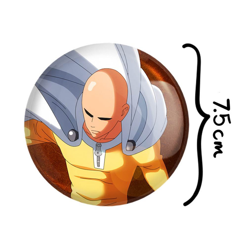 آینه جیبی خندالو مدل سایتاما انیمه مرد تک مشتی One Punch Man کد 11359