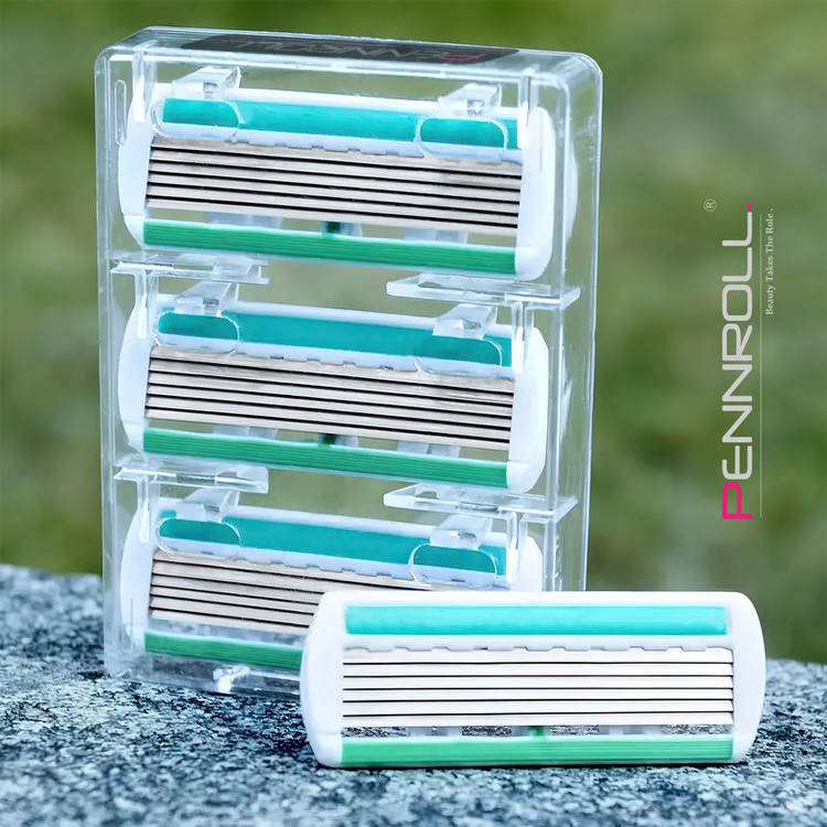 تیغ یدک پنرول مدل PRCL - Razor Refills 6 X3 بسته 3 عددی