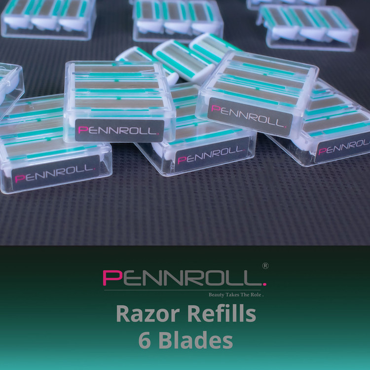 تیغ یدک پنرول مدل PRCL - Razor Refills 6 X3 بسته 3 عددی