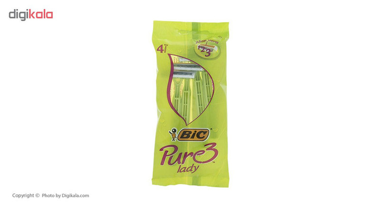 خود تراش بیک مدل Pure بسته 4 عددی