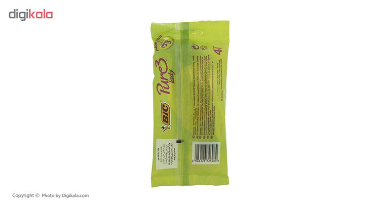 خود تراش بیک مدل Pure بسته 4 عددی