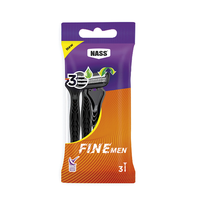 خود تراش ناس مدل Fine بسته 3 عددی