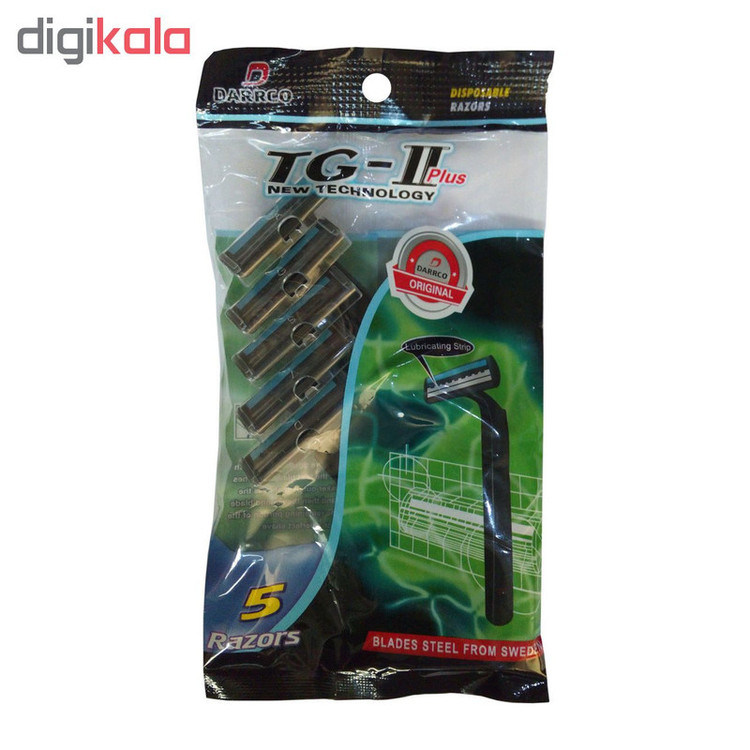 خود تراش دارکو مدل TG-II Plus بسته 5 عددی