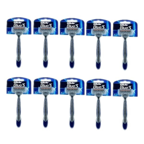 خود تراش ژیلت مدل blue 3 بسته 20 عددی